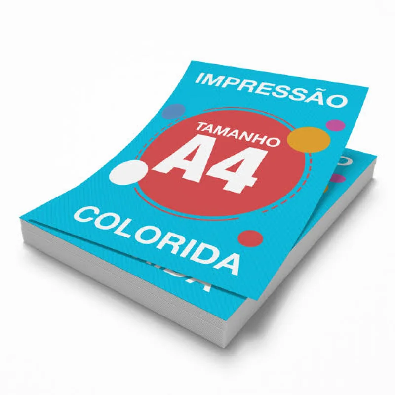 Impressão em papel especial A4