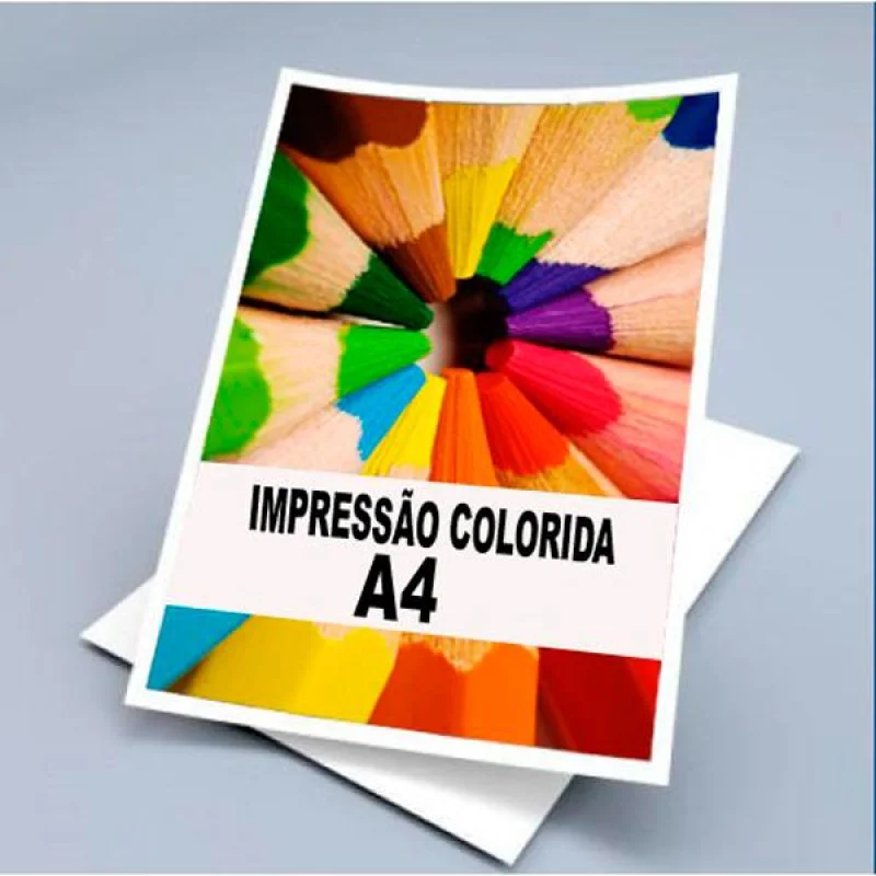 Impressão colorida