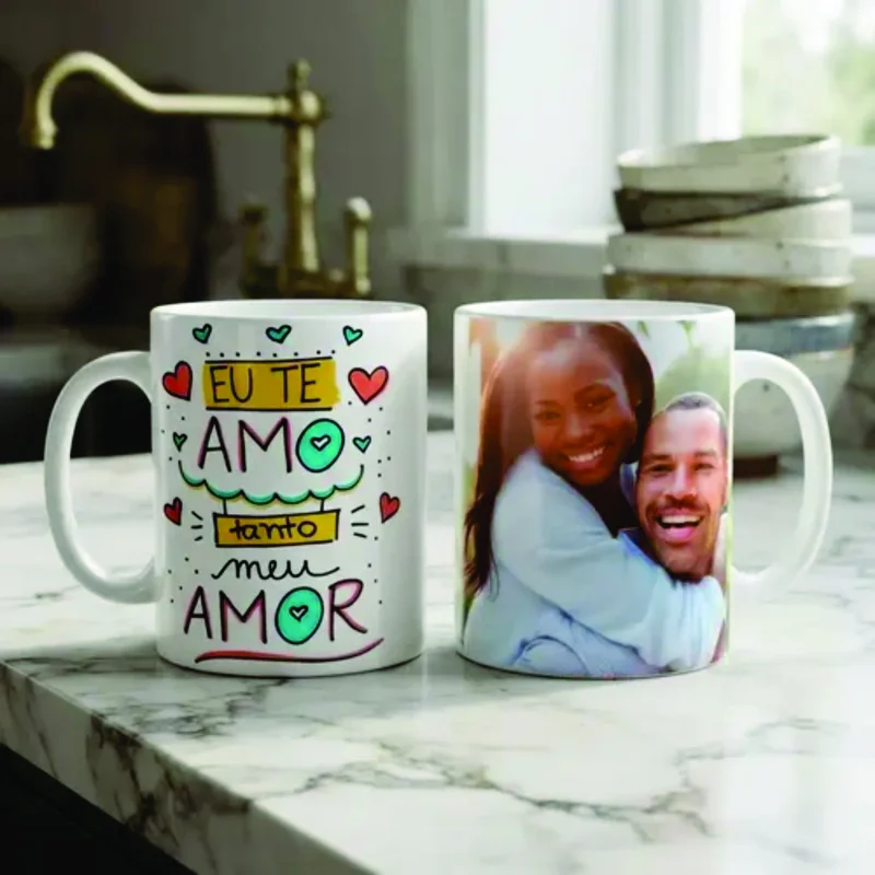Caneca branca personalizada