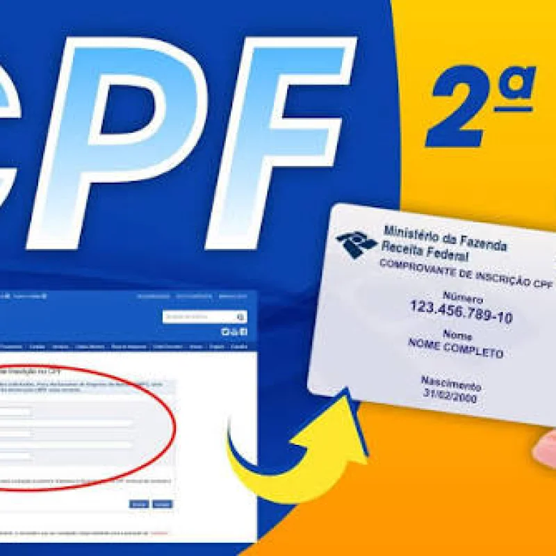 Segunda via de cpf